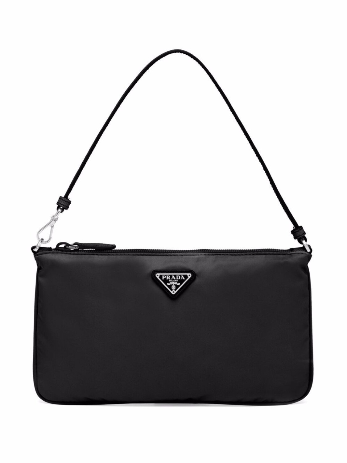 

Prada мини-сумка Re-Nylon с верхней ручкой, черный