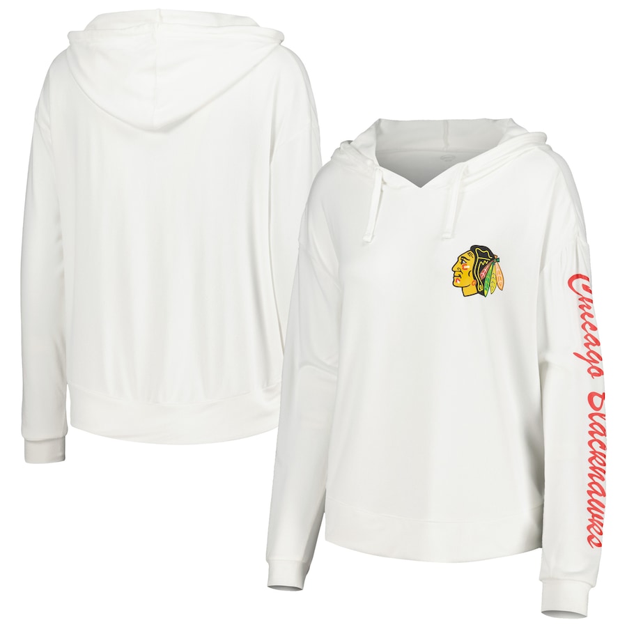 

Футболка с длинным рукавом Concepts Sport Chicago Blackhawks, белый