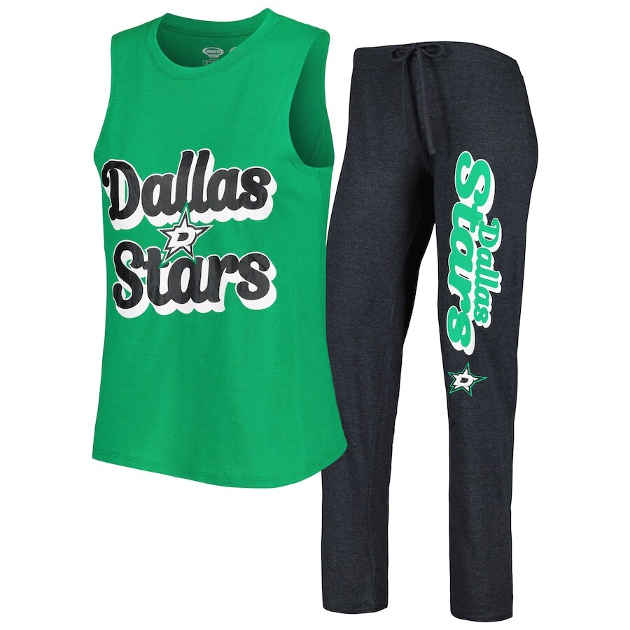 

Пижамный комплект Concepts Sport Dallas Stars, зеленый