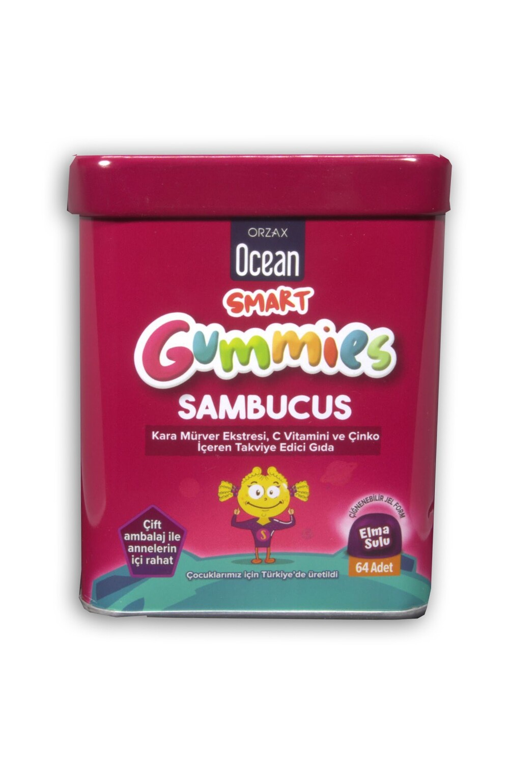 

Ocean Жевательный гель Smart Gummies Sambucus 64