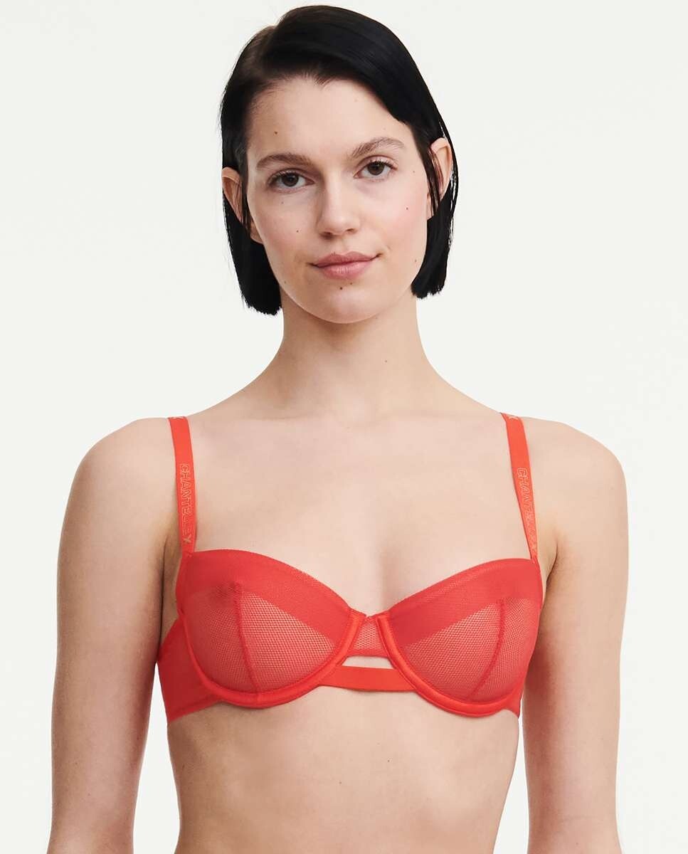 

Бюстгальтер Xpose Corbeille на косточках из сетчатой ​​ткани CHANTELLE X, оранжевый