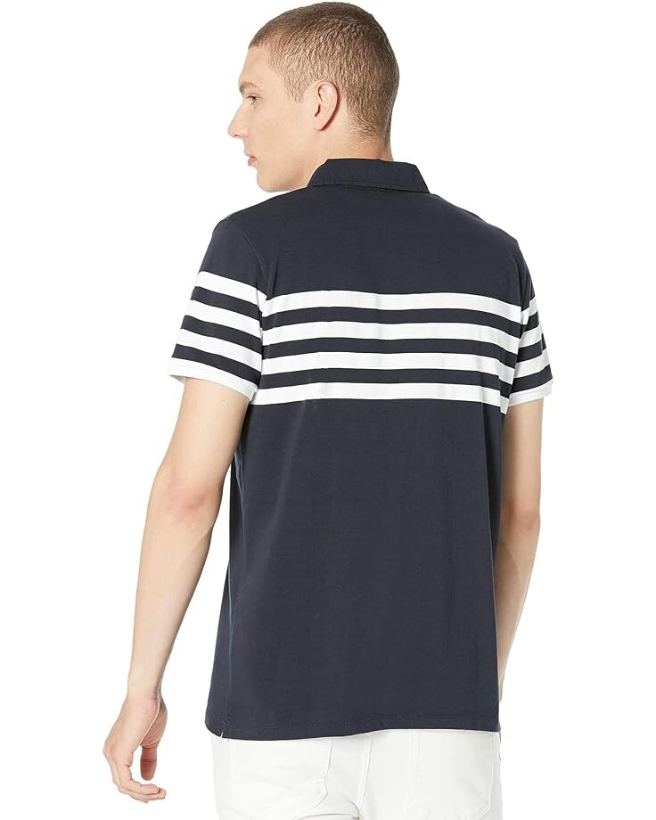 

Поло SERGE BLANCO Short Sleeve Jersey Polo Shirt, цвет Dark Navy