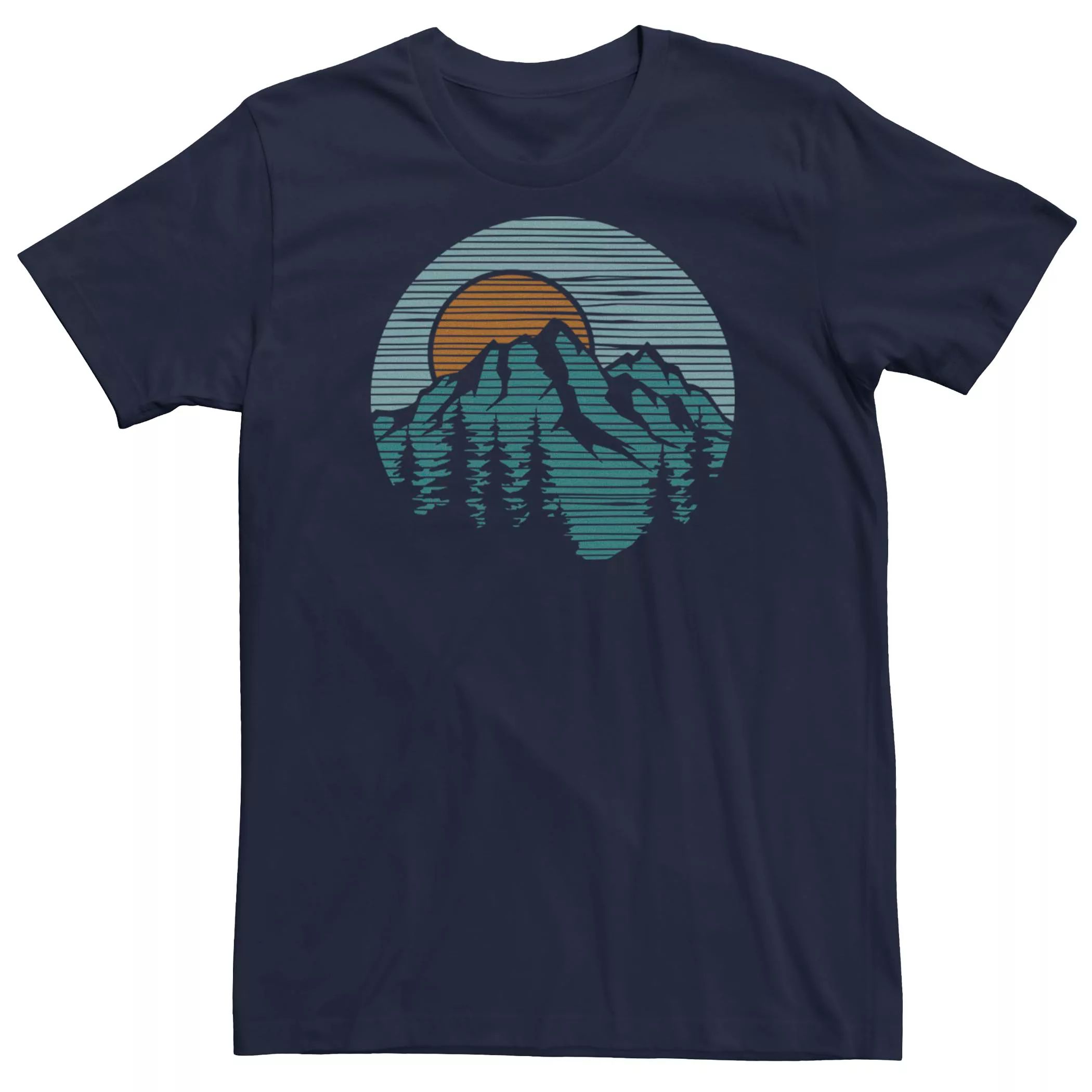 Мужская футболка Mountain Adventure Line Art Fifth Sun