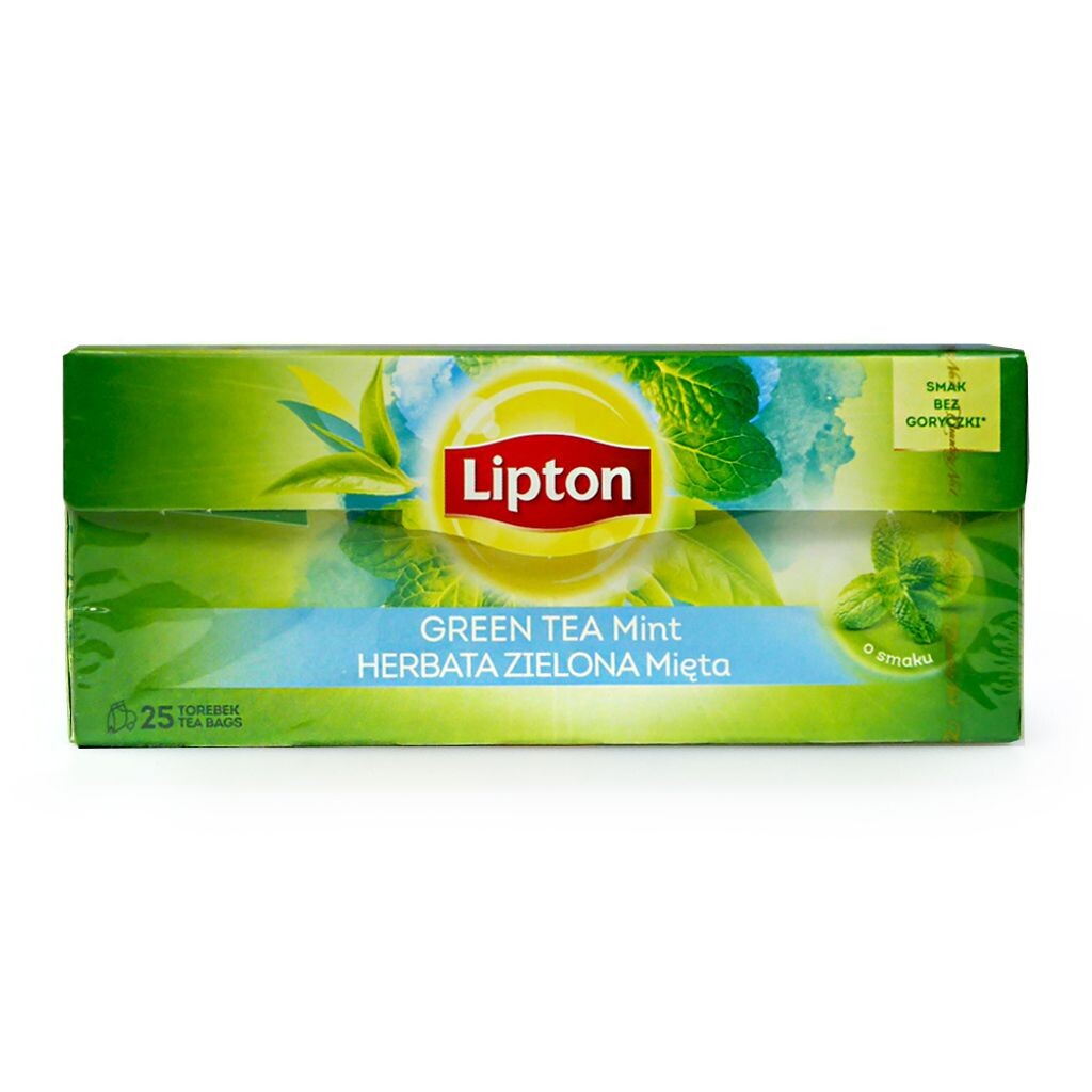 

Зеленый чай Lipton с мятой, 25 шт.