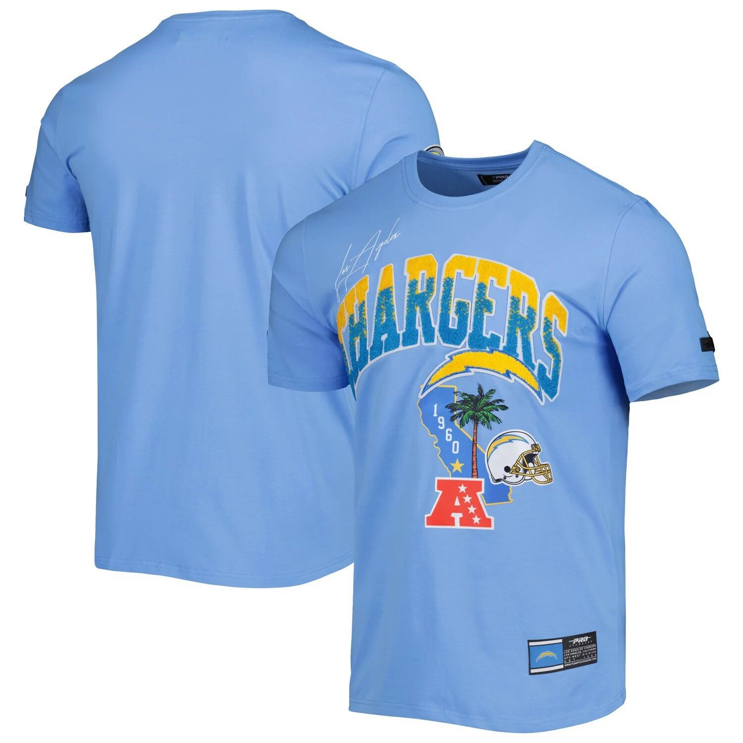 

Мужская футболка Pro Standard Powder Blue Los Angeles Chargers Hometown Collection