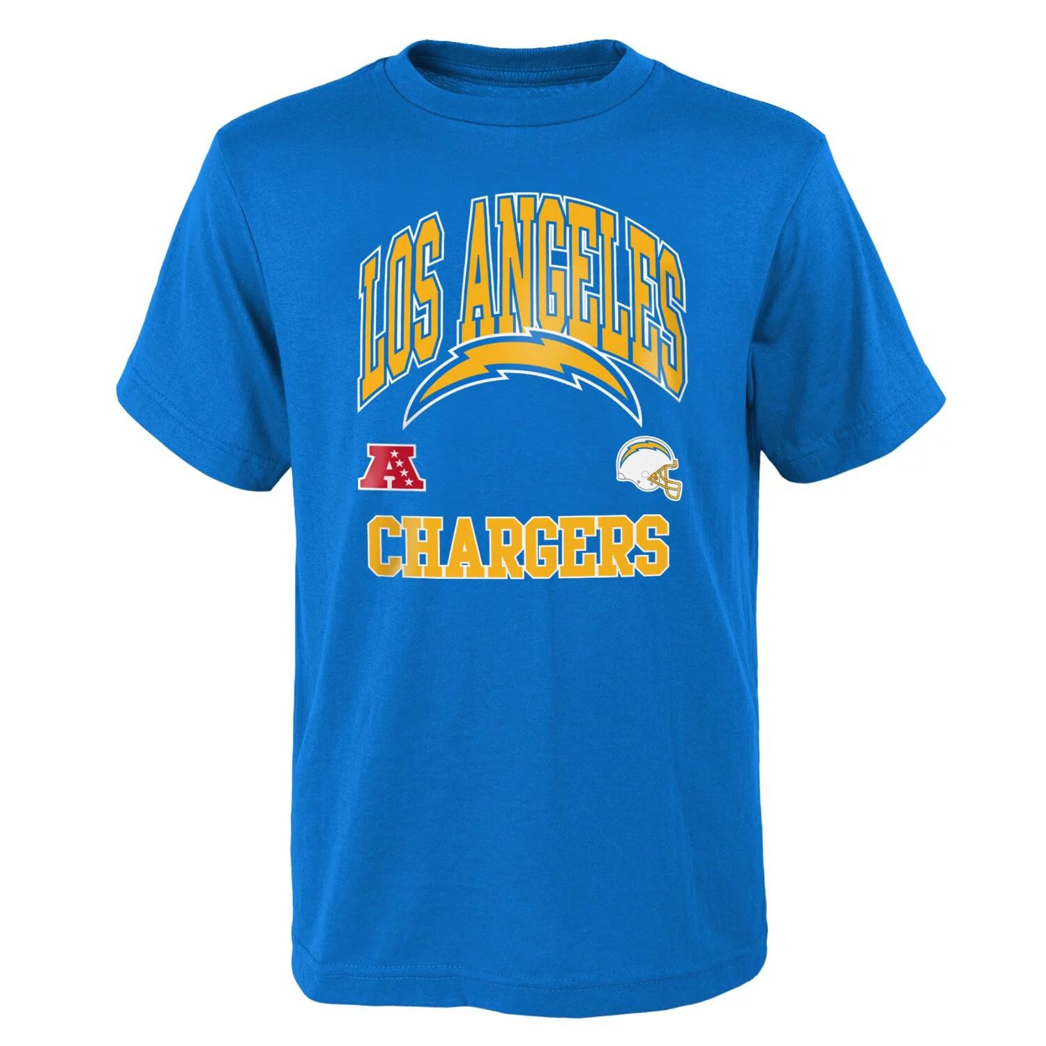 

Официальная деловая футболка Youth Powder Blue Los Angeles Chargers Outerstuff