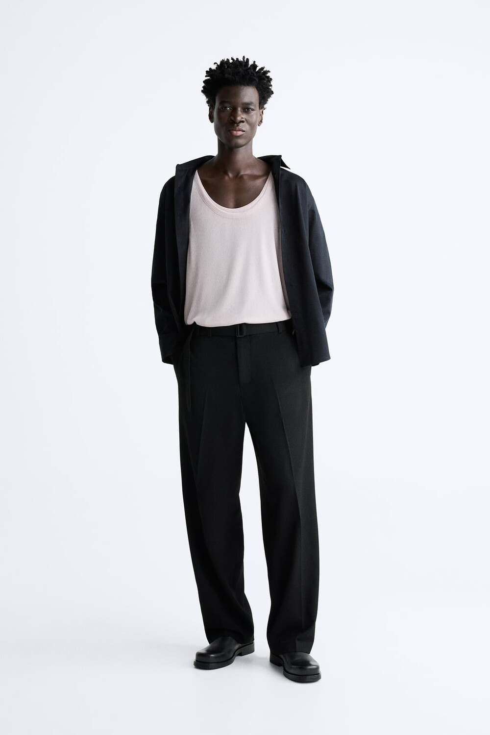 

Рустичная майка ZARA, розовый