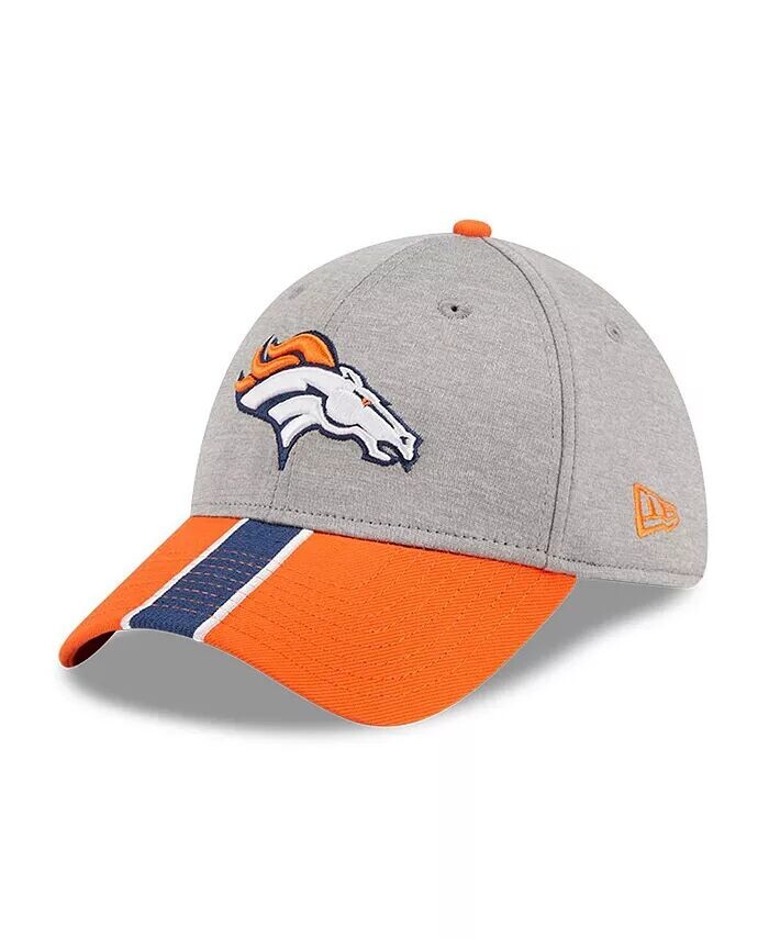 

Мужская кепка Denver Broncos в полоску 39THIRTY Flex, серо-серая, оранжевая New Era, серый