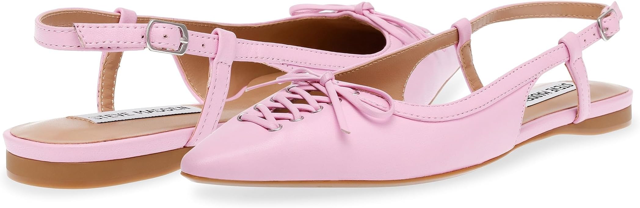 

Балетки Reyanne Steve Madden, цвет Pink Leather, Розовый