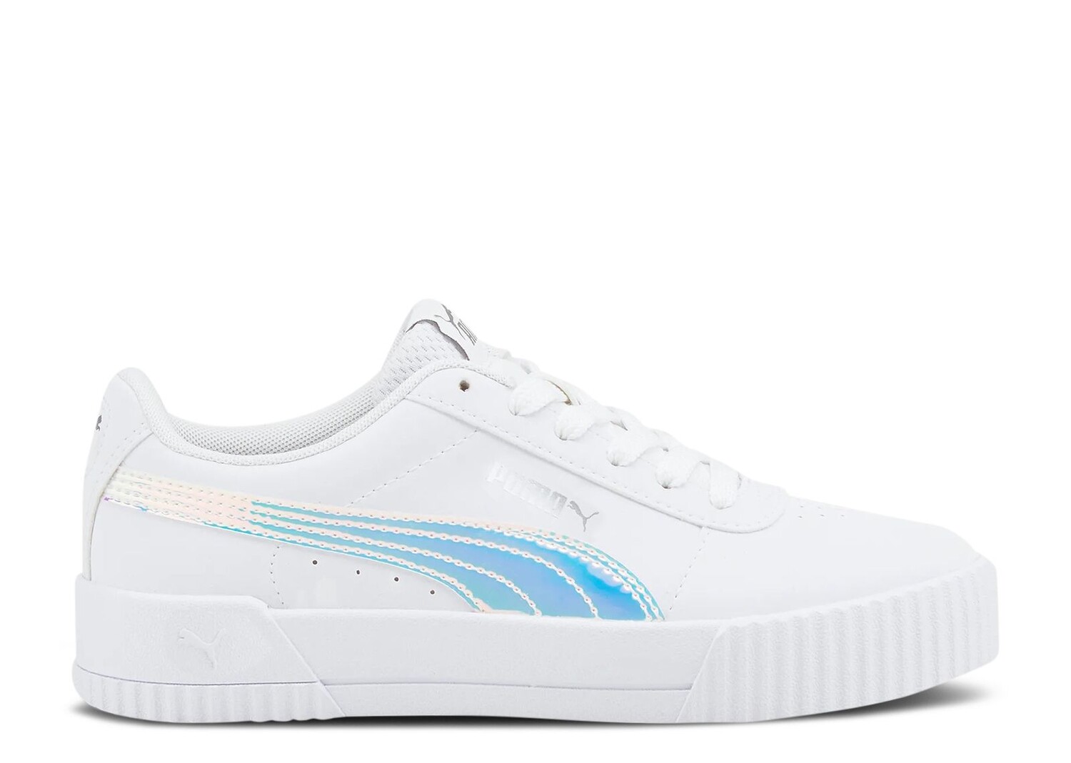 

Кроссовки Puma Carina Holo Jr 'White Silver', белый