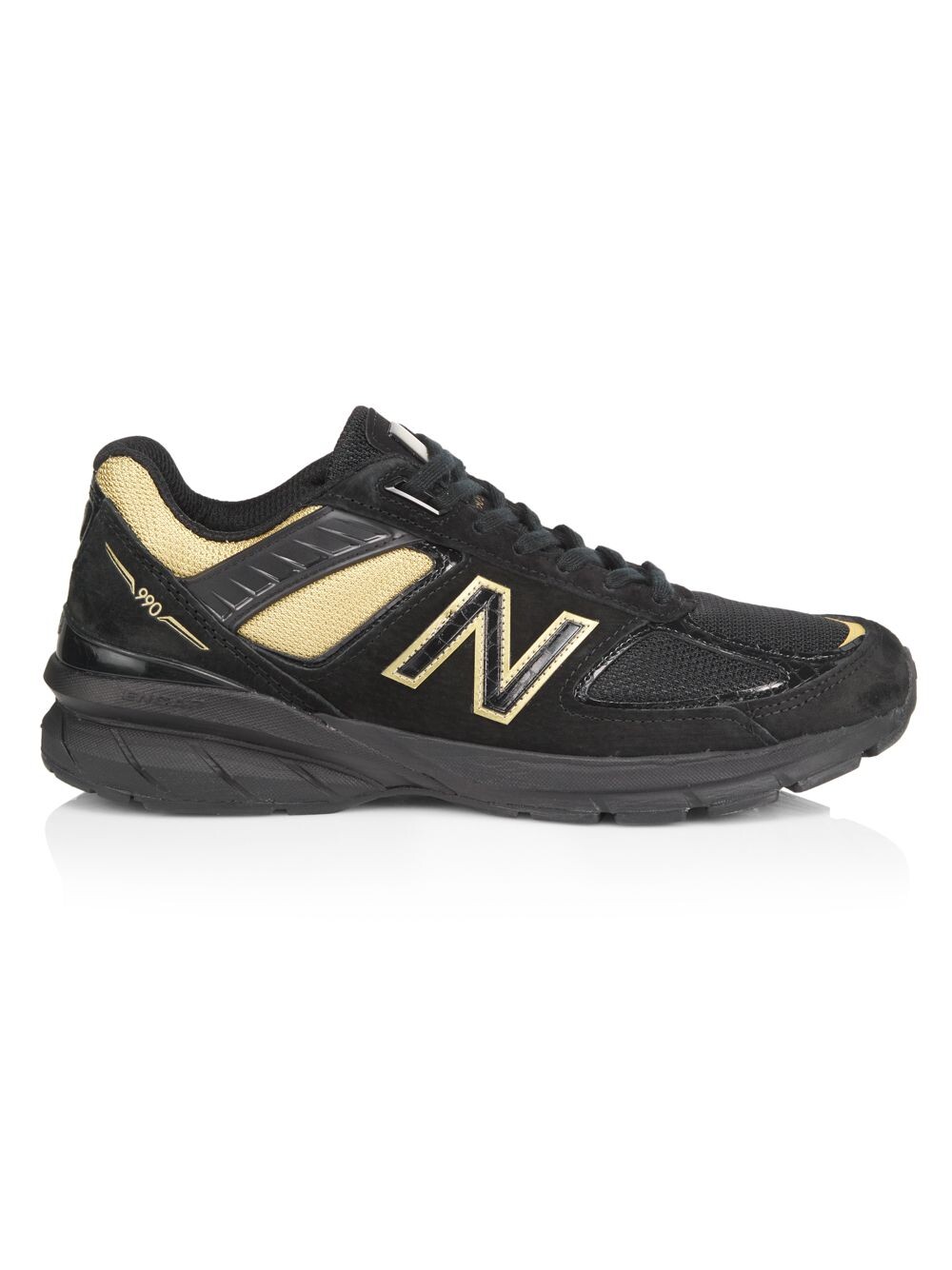 

Кроссовки унисекс 990V5 на шнуровке New Balance, черный