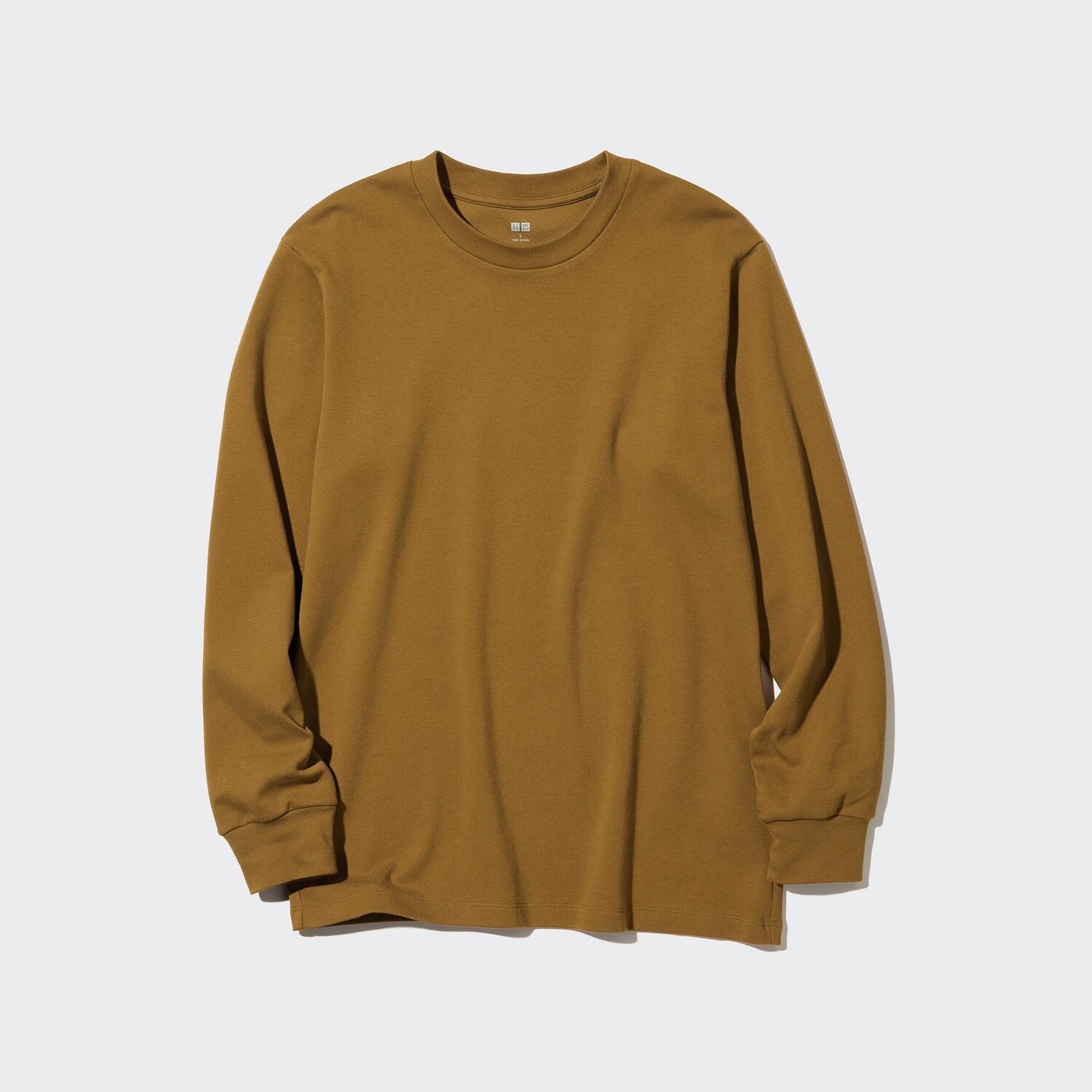 

Футболка Uniqlo с круглым вырезом, коричневый