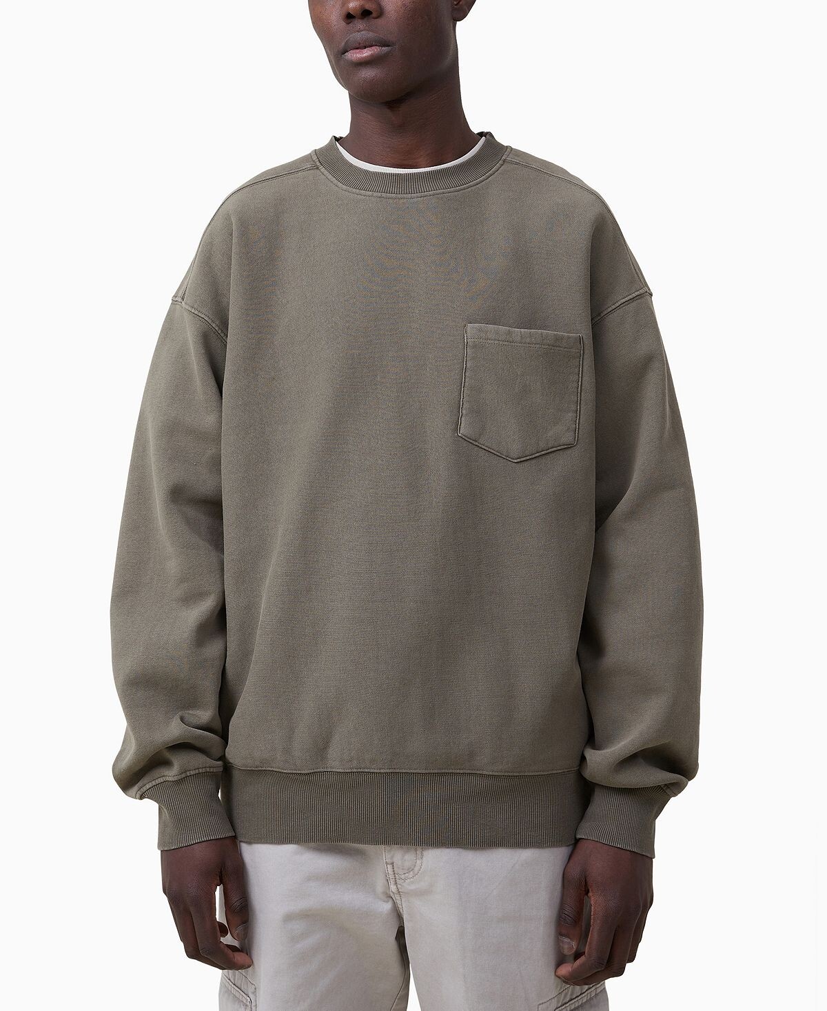 

Мужской флисовый свитер оверсайз COTTON ON