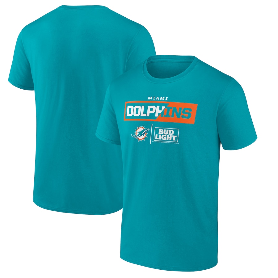 

Футболка с коротким рукавом Fanatics Branded Miami Dolphins, аква