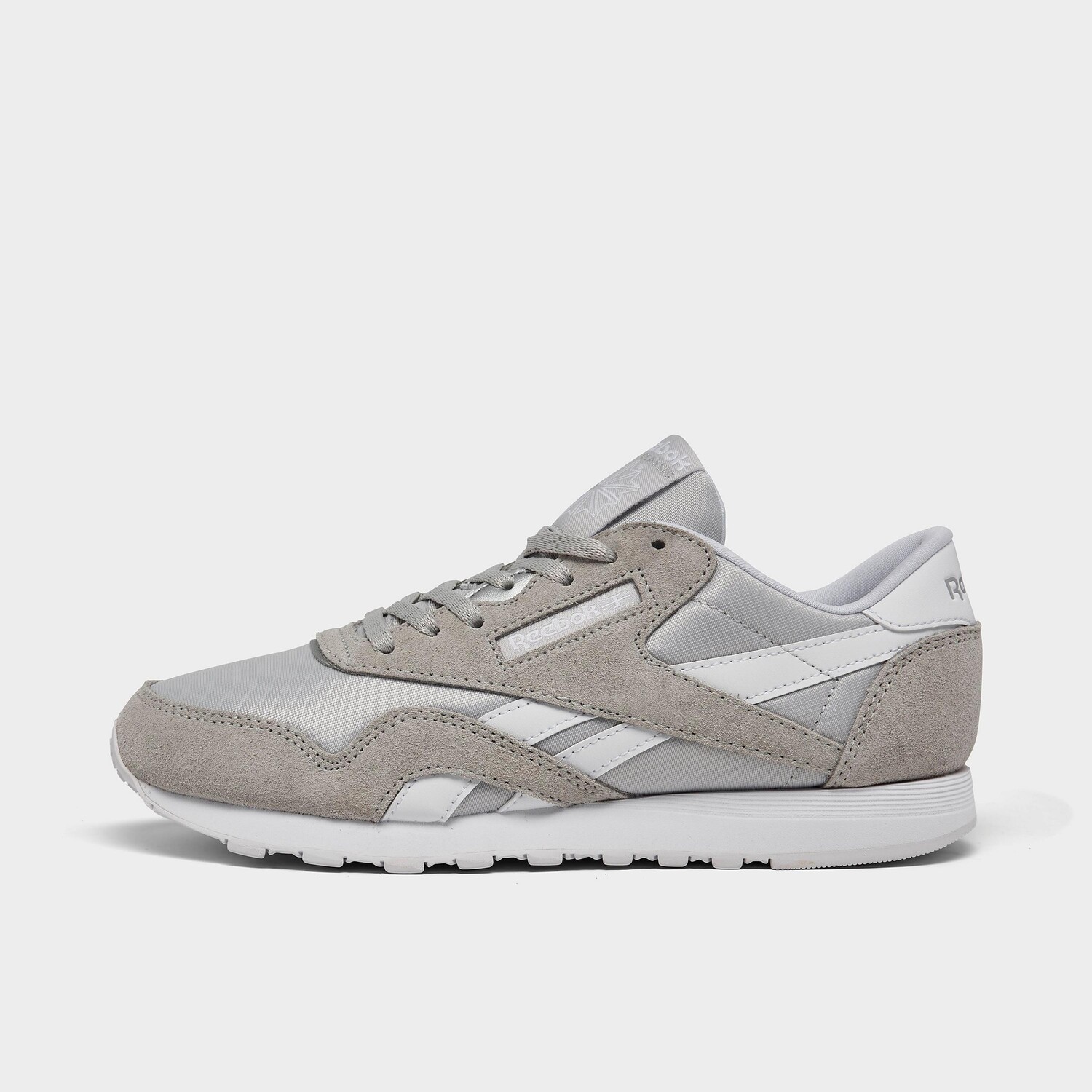 

Женские классические тонкие повседневные кроссовки Reebok из нейлона, серый