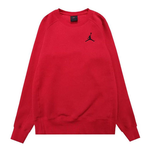 цена Толстовка Air Jordan Solid Color Embroidered Hoodie Men's Red, красный
