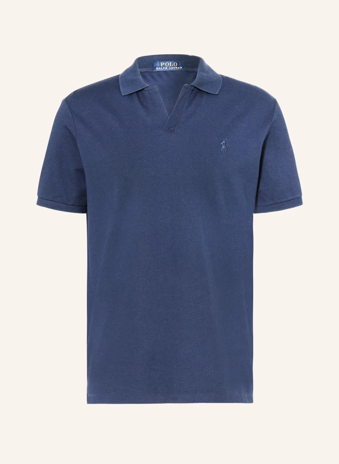 

Классическая рубашка-поло из пике Polo Ralph Lauren, синий