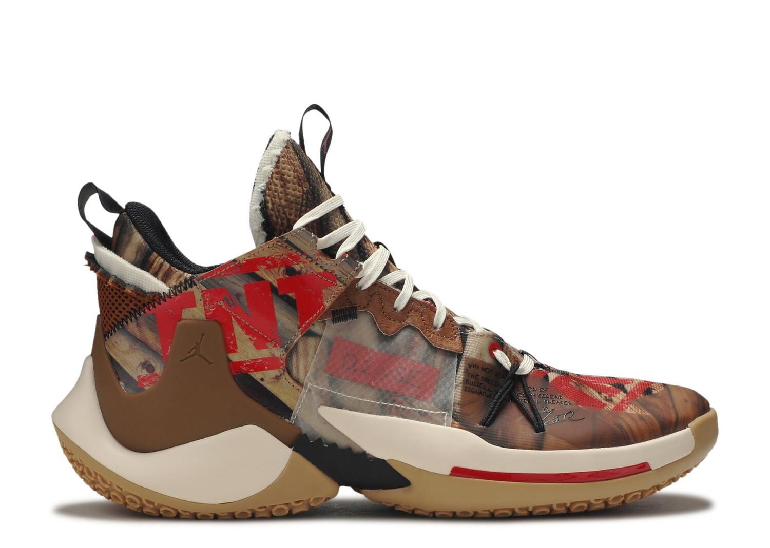 

Кроссовки Air Jordan Jordan Why Not Zer0.2 Se 'Crash Bandicoot', коричневый
