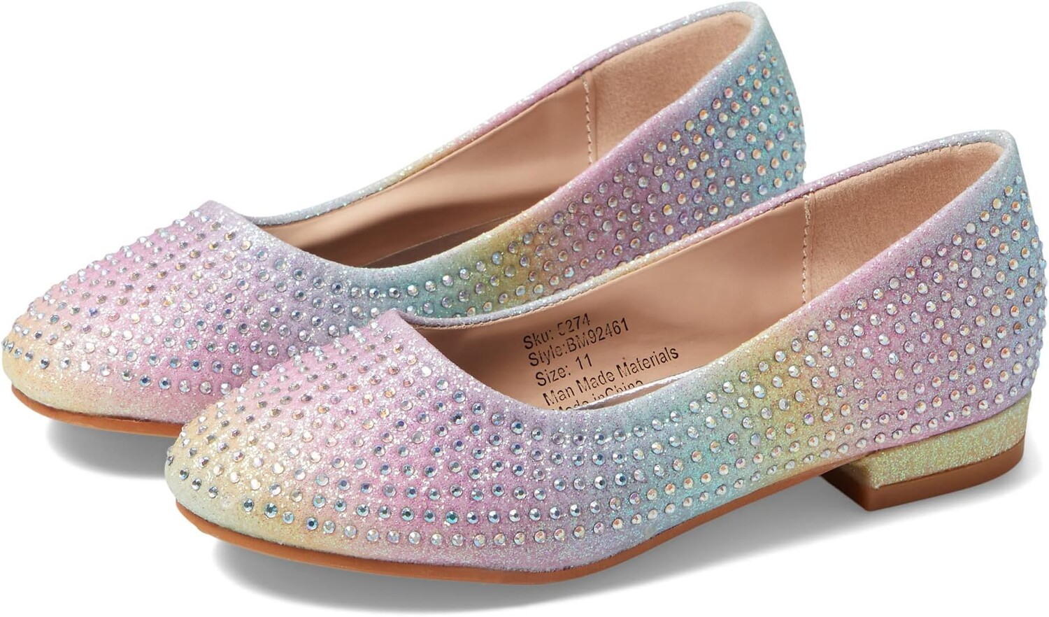 

Балетки Emma Flat Badgley Mischka, цвет Pastel Multi