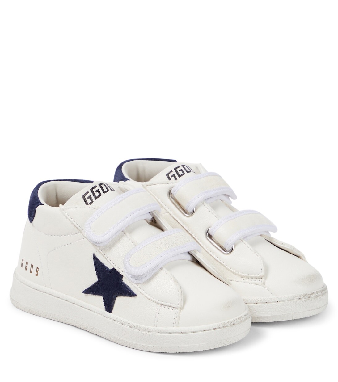 

Кроссовки Baby June из кожи и замши Golden Goose, белый