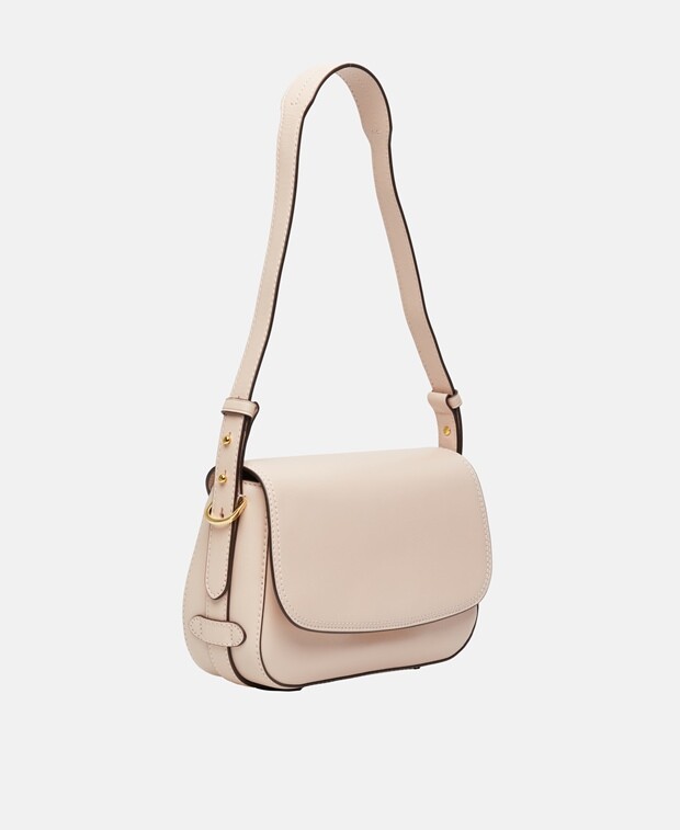 

Кожаная сумка через плечо Lauren Ralph Lauren, розовый