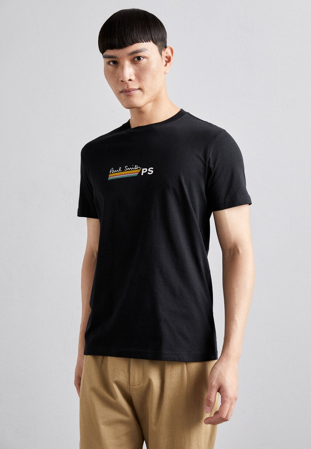 

Футболка с принтом MENS STRIPE PS Paul Smith, черный