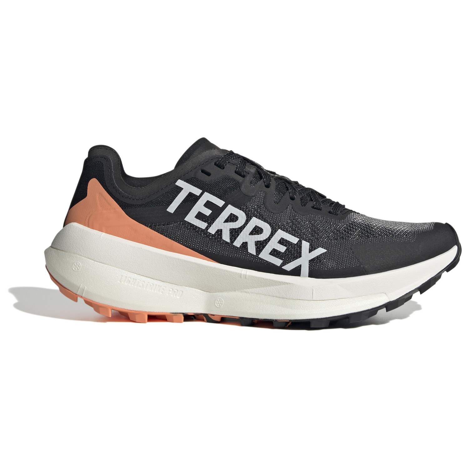 Кроссовки для бега по пересеченной местности Adidas Terrex Women's Terrex Agravic Speed, цвет Core Black/Grey One/Amber Tint
