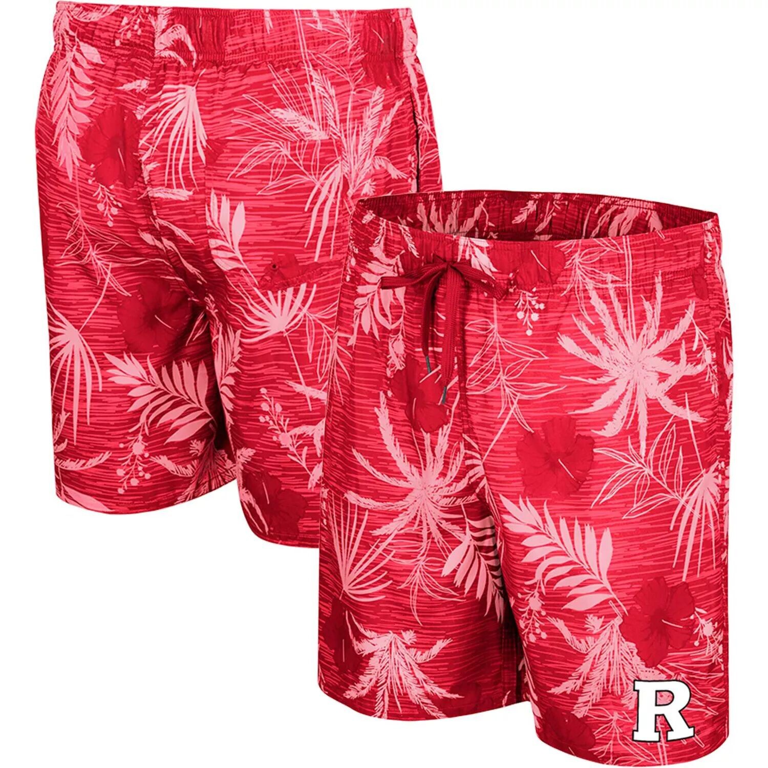 

Мужские шорты для плавания Colosseum Scarlet Rutgers Scarlet Knights What Else is New