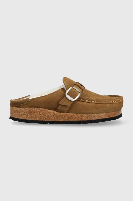 

Замшевые тапочки Buckley из овчины Birkenstock, коричневый