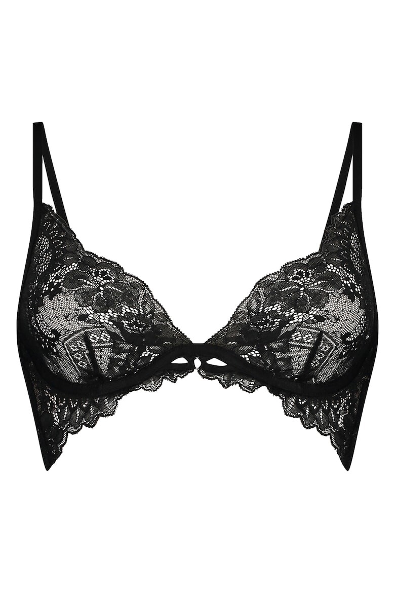 

Кружевной бюстгальтер с регулируемыми бретелями Hunkemoller, черный
