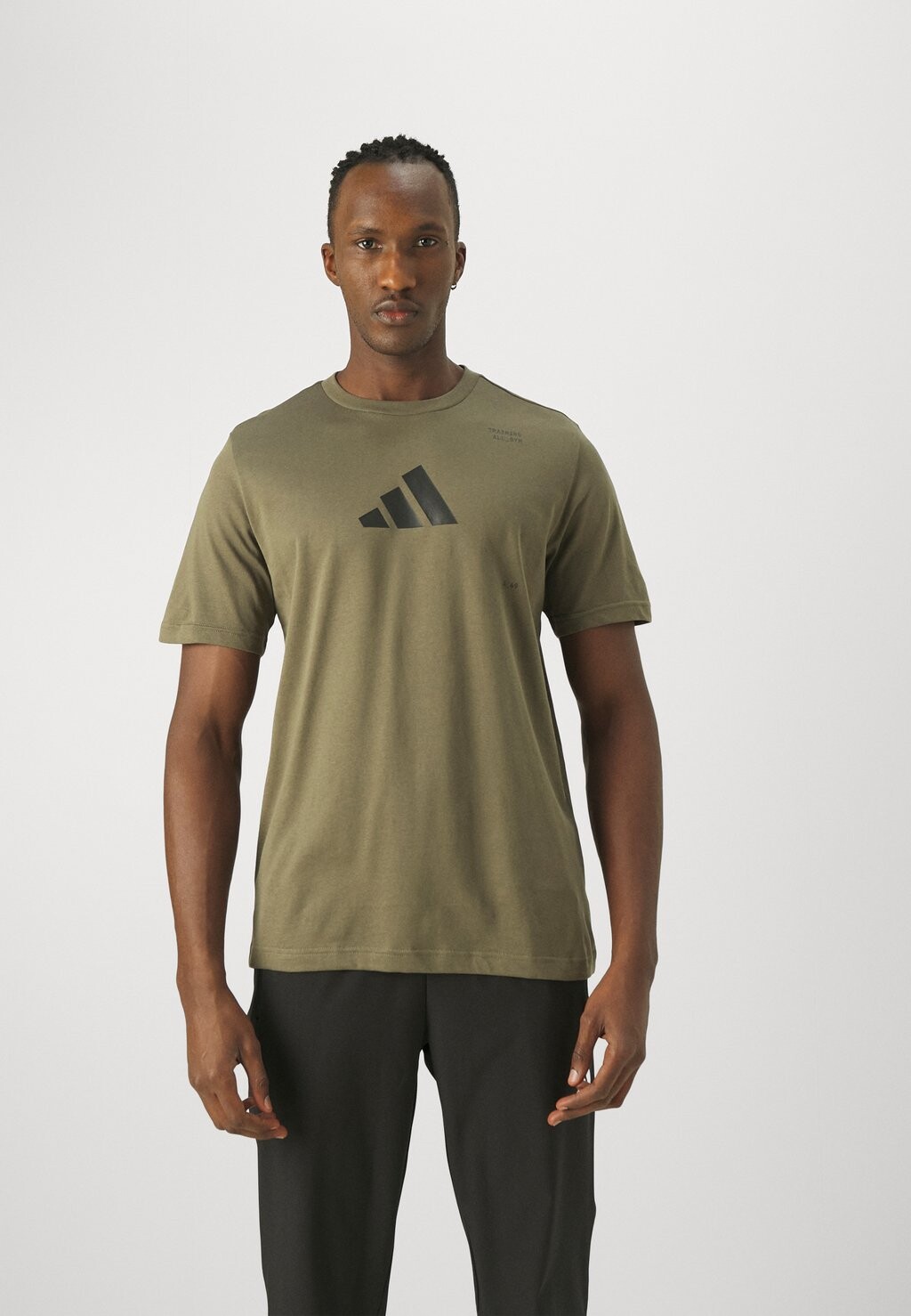 

футболка с принтом All Gym Category Graphic Adidas, цвет olive strata