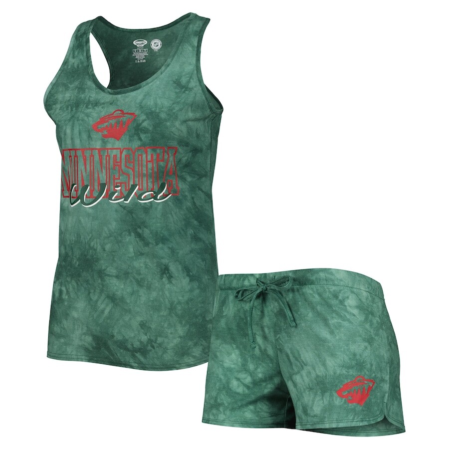 

Пижамный комплект Concepts Sport Minnesota Wild, зеленый