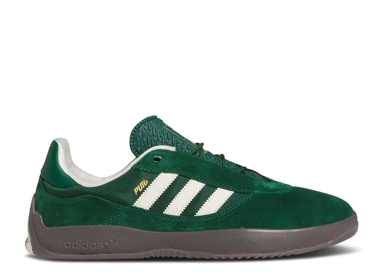 

Кроссовки adidas Puig 'Dark Green Gum', зеленый