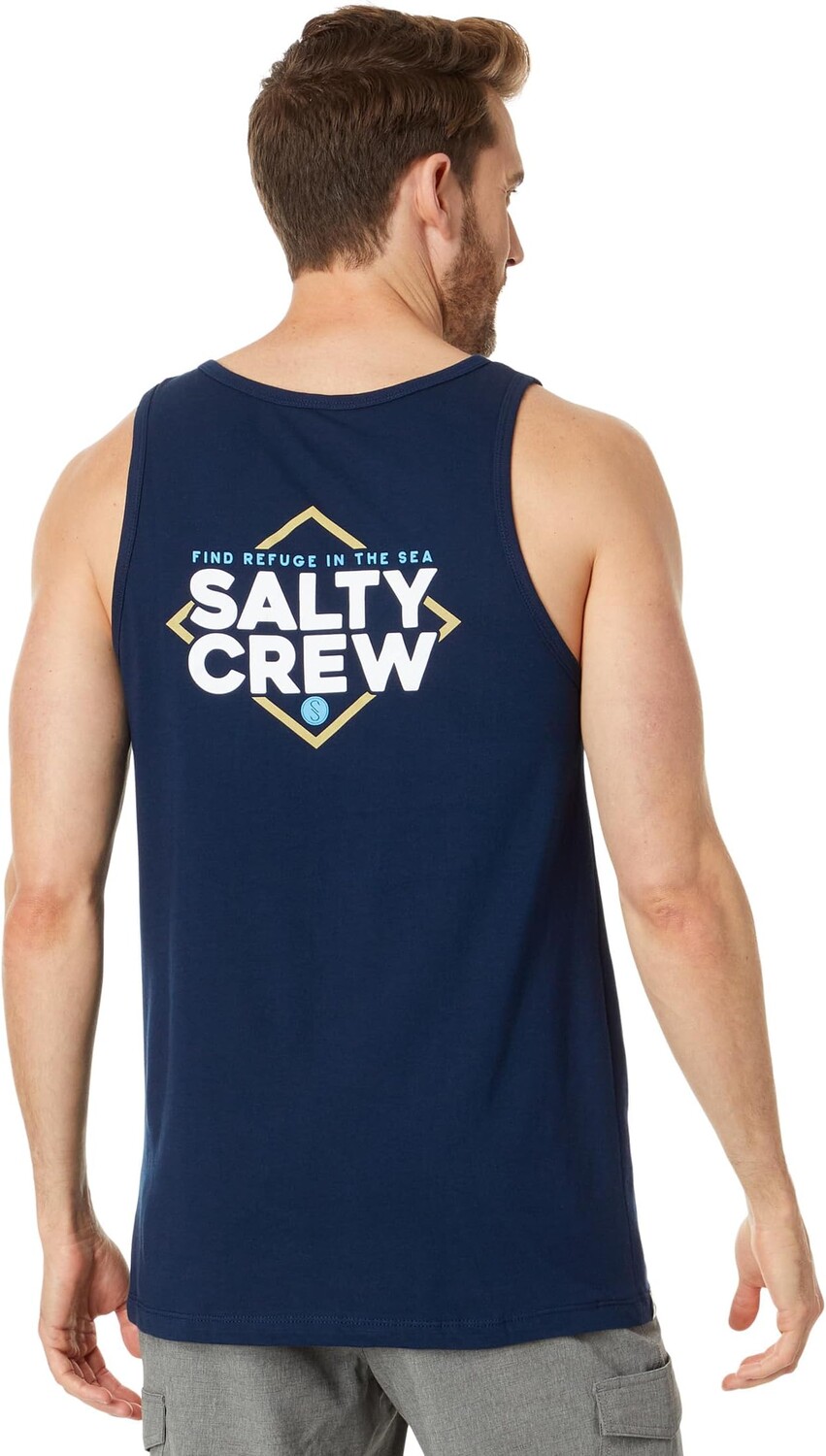

Топ No Slack Tank Salty Crew, темно-синий