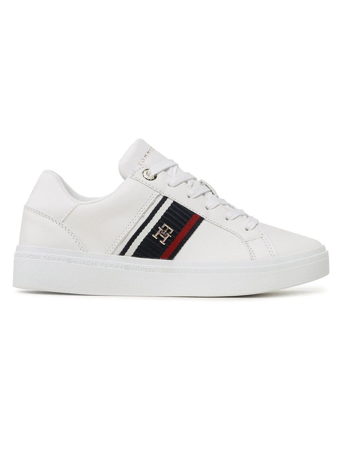 

Tommy HILFIGER Кроссовки с монограммой, белый