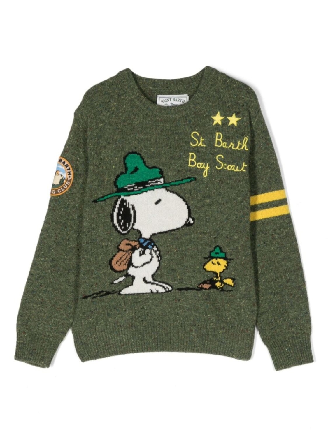 

Mc2 Saint Barth джемпер Donegal Snoopy Scout, зеленый