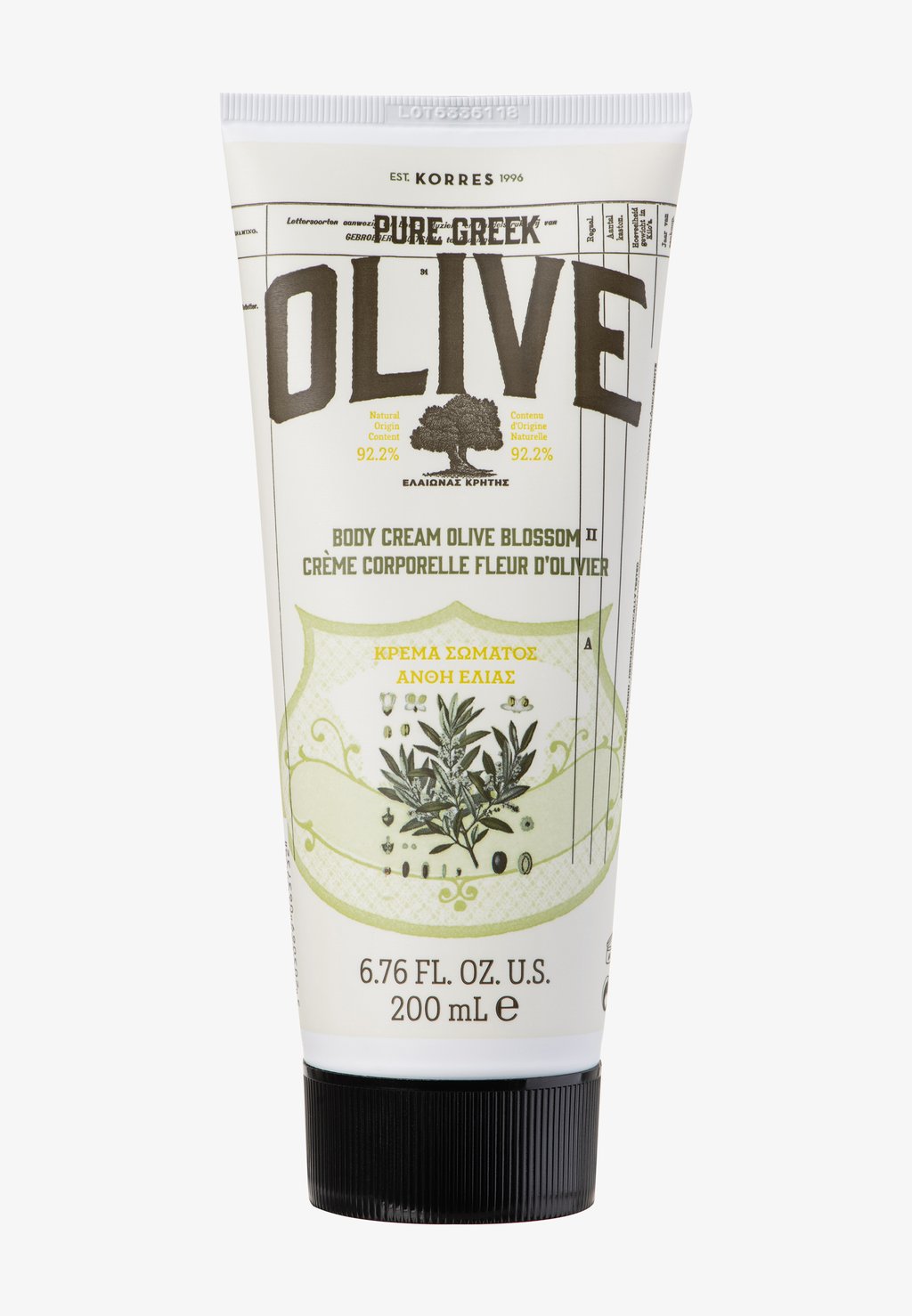 Увлажняющее Olive Blossom Body Milk 200Ml KORRES, цвет neutral