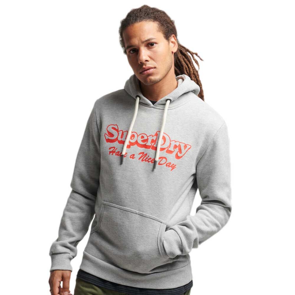 

Худи Superdry Vintage Travel, серый