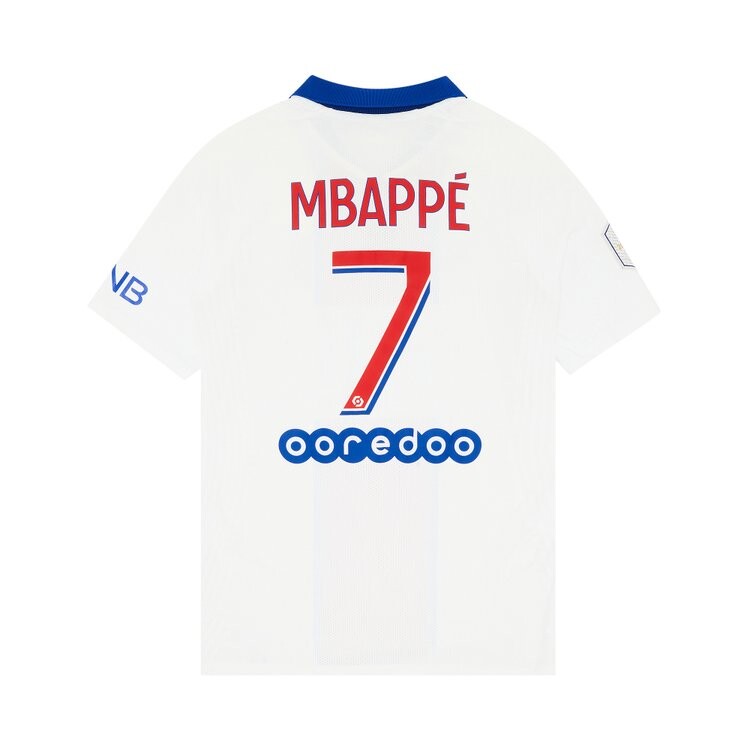 

Джерси Paris Saint-Germain Pre-Owned Paris Saint-Germain Mbappé #7 Away Stadium 'White', белый