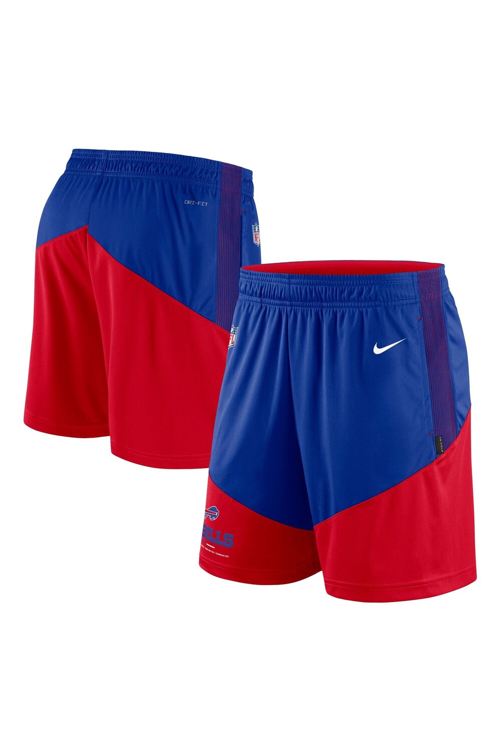 

Трикотажные шорты Fanatics Buffalo Bills с боковой частью Nike Dri-Fit Nike, красный