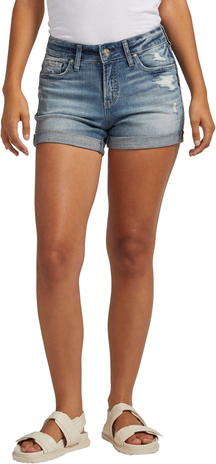 

Шорты Suki со средней посадкой L53962EKC249 Silver Jeans Co., цвет Indigo