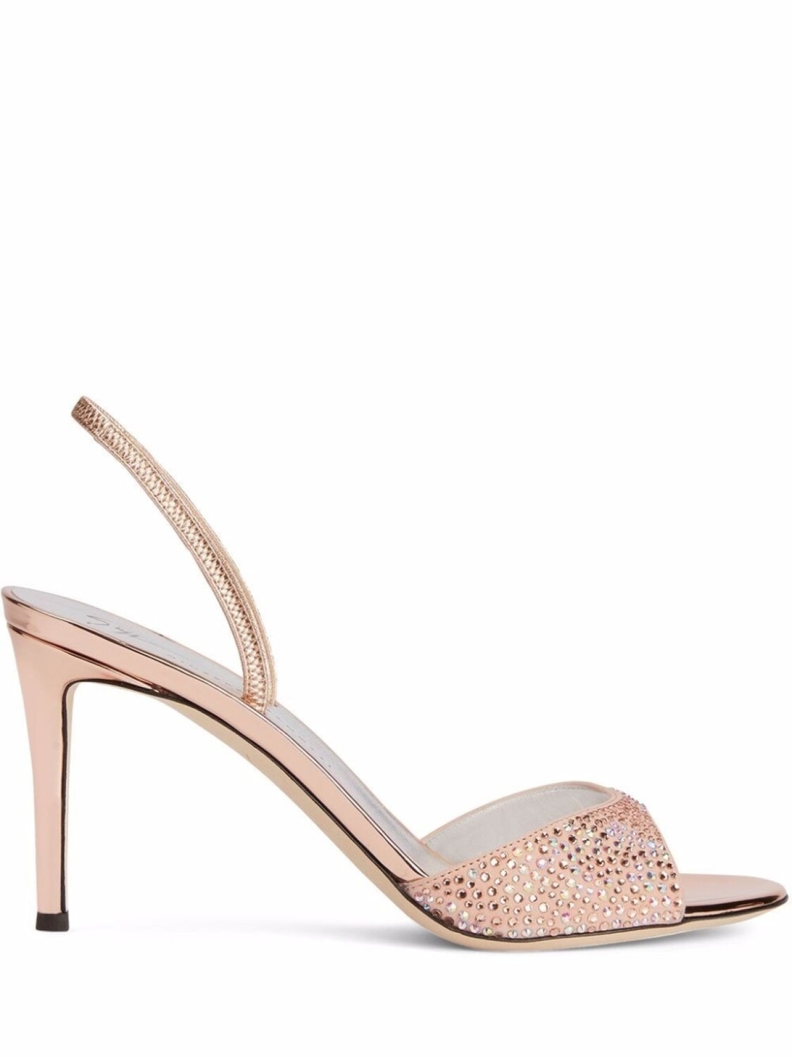 

Giuseppe Zanotti босоножки Lilibeth Starlight с ремешком на пятке, розовый