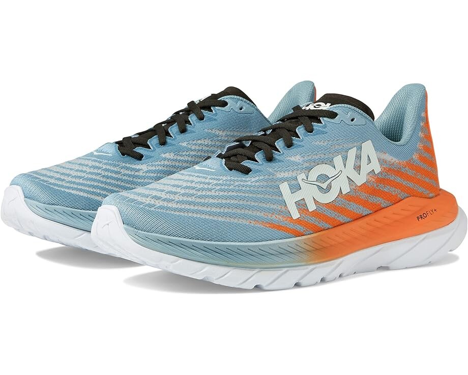

Кроссовки Hoka Men's Mach 5, цвет Mountain Spring/Puffin's Bill