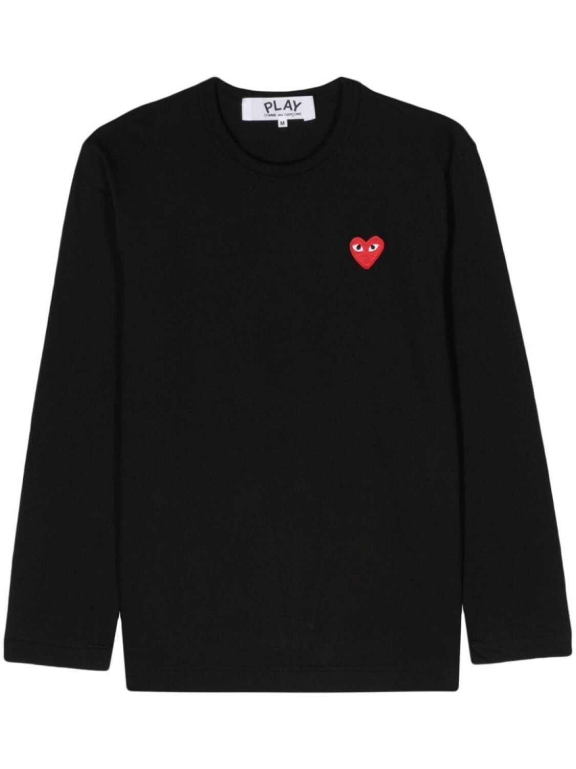 

Comme Des Garçons Play футболка с нашивкой, черный