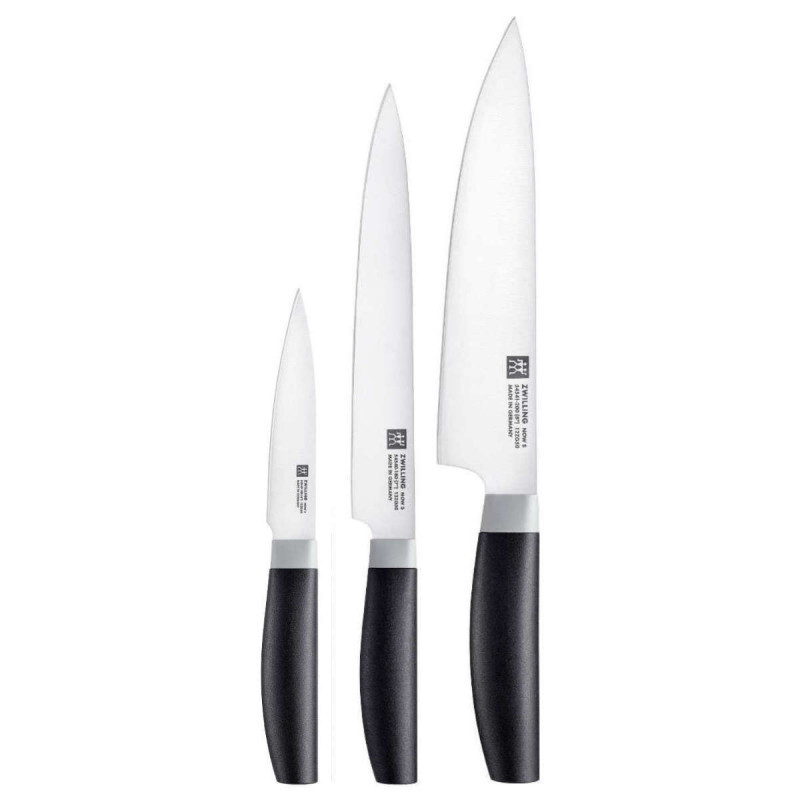 

Набор ножей Now S Black из 3 предметов Zwilling, черное серебро