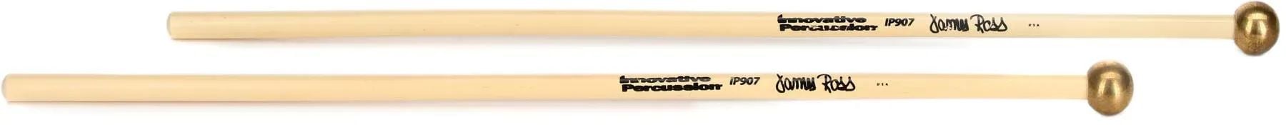 

Инновационная перкуссия IP907 James Ross Small Glockenspiel Mallets — 11/16 дюйма, латунь — ротанг