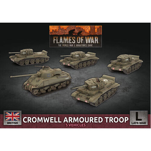 

Фигурки Flames Of War: Cromwell Armoured Troop (X5 Plastic)
