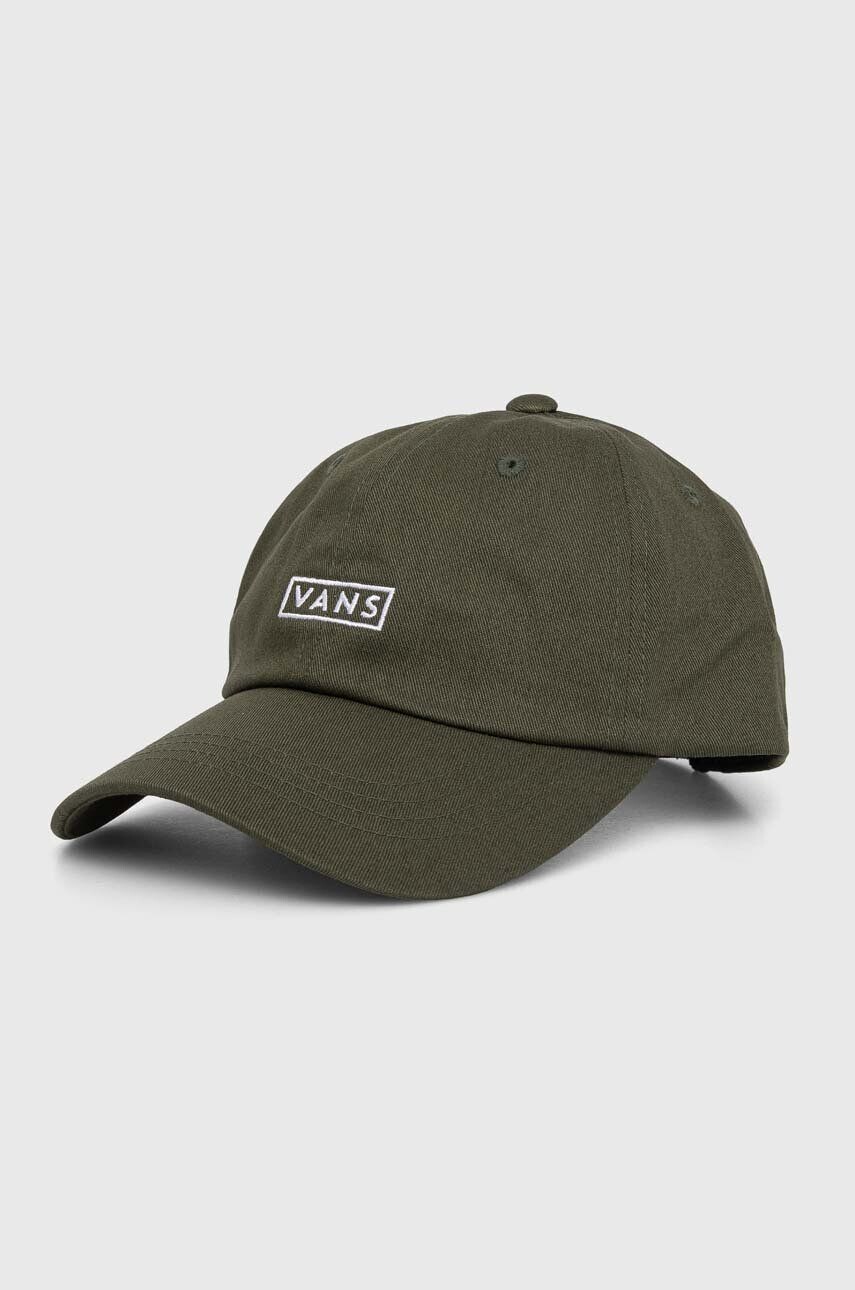 

Бейсболка Vans из хлопка, зеленый