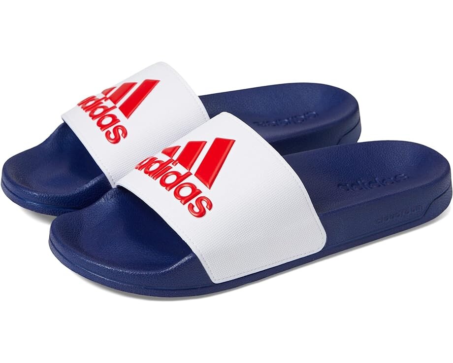 

Сандалии Adidas Adilette Shower, цвет White/Better Scarlet/Victory Blue