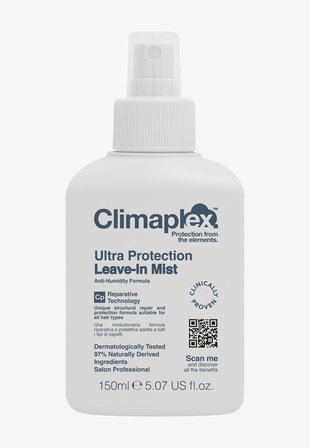 Маска для волос Climaplex Ultra Protection Leave-In Mist Climaplex, цвет off-white